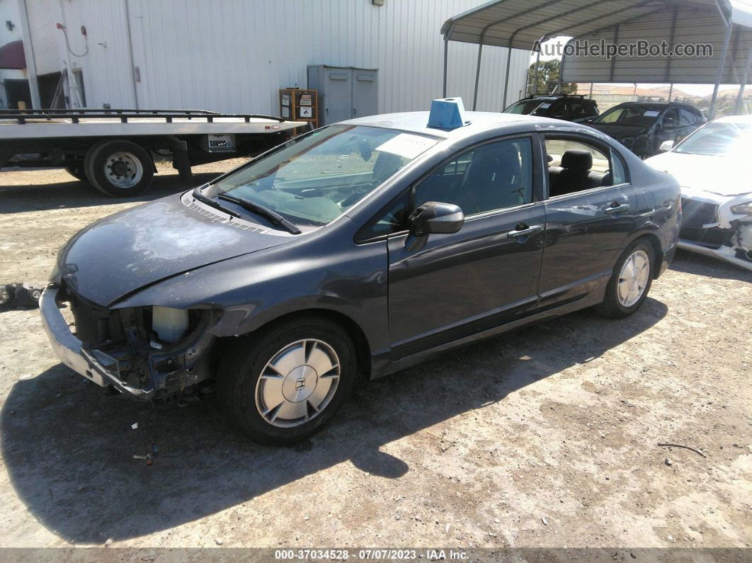 2006 Honda Civic Hybrid   Gray vin: JHMFA36206S003610