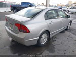 2006 Honda Civic Hybrid   Silver vin: JHMFA36206S011898