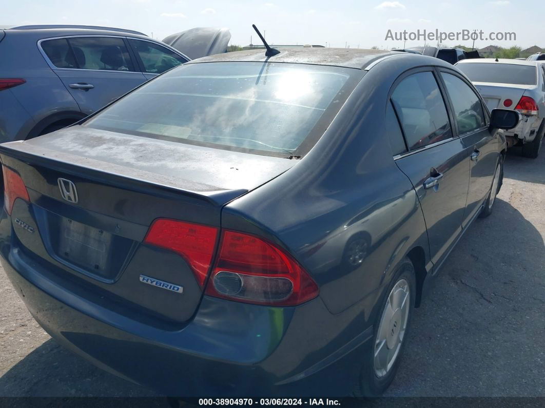 2006 Honda Civic Hybrid   Gray vin: JHMFA36206S013537