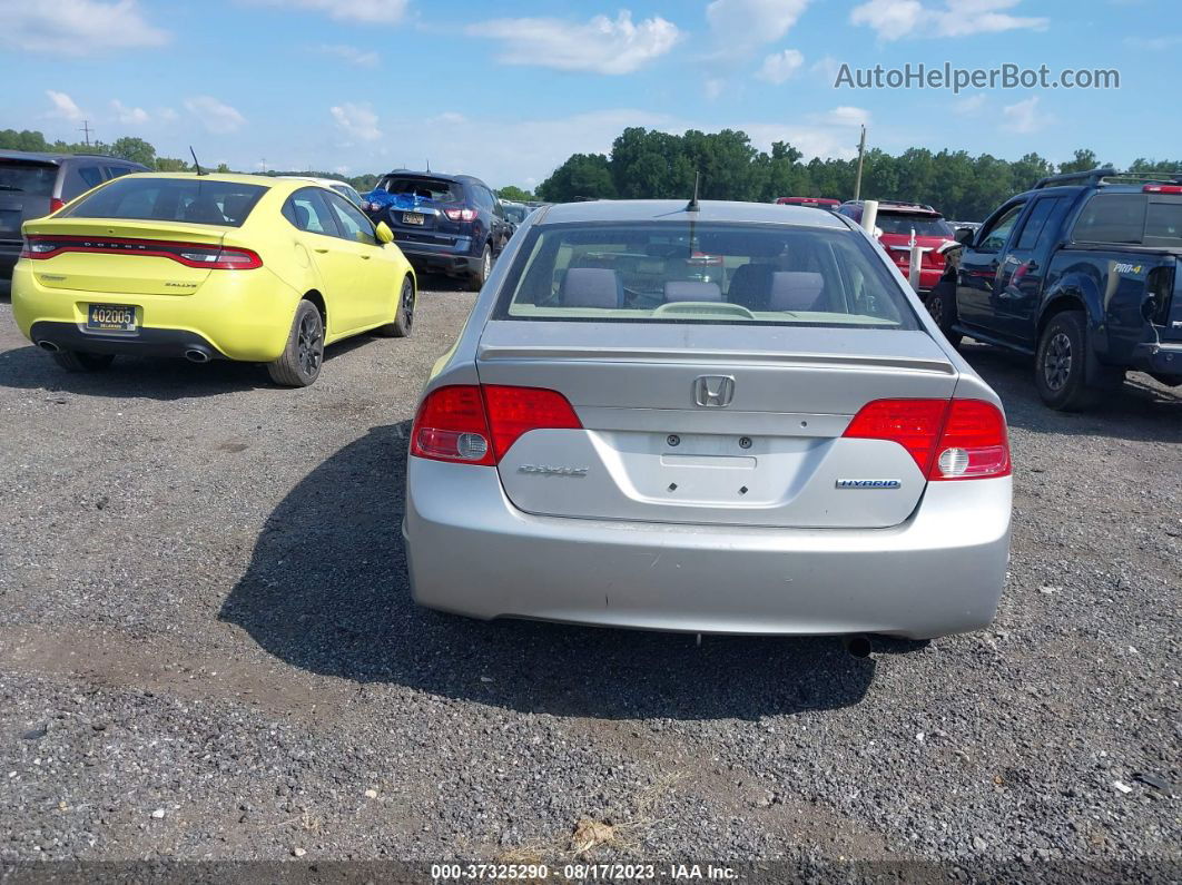 2006 Honda Civic Hybrid   Gray vin: JHMFA36206S014123