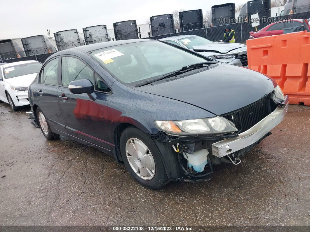 2006 Honda Civic Hybrid   Blue vin: JHMFA36206S014879