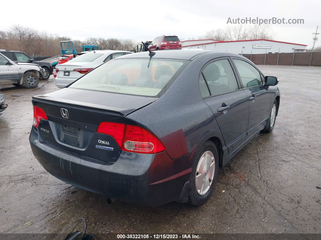 2006 Honda Civic Hybrid   Blue vin: JHMFA36206S014879