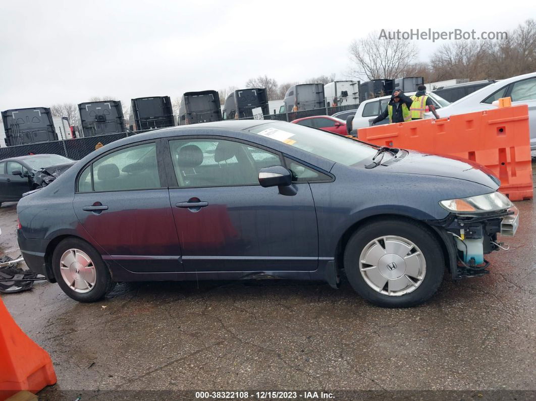 2006 Honda Civic Hybrid   Синий vin: JHMFA36206S014879