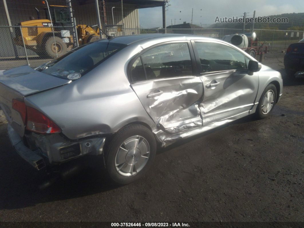 2006 Honda Civic Hybrid   Silver vin: JHMFA36206S015420