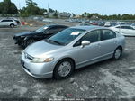 2006 Honda Civic Hybrid   Silver vin: JHMFA36206S016910