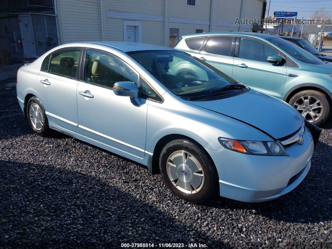 2006 Honda Civic Hybrid   Синий vin: JHMFA36206S030015