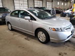 2008 Honda Civic Hybrid Серебряный vin: JHMFA36208S012911