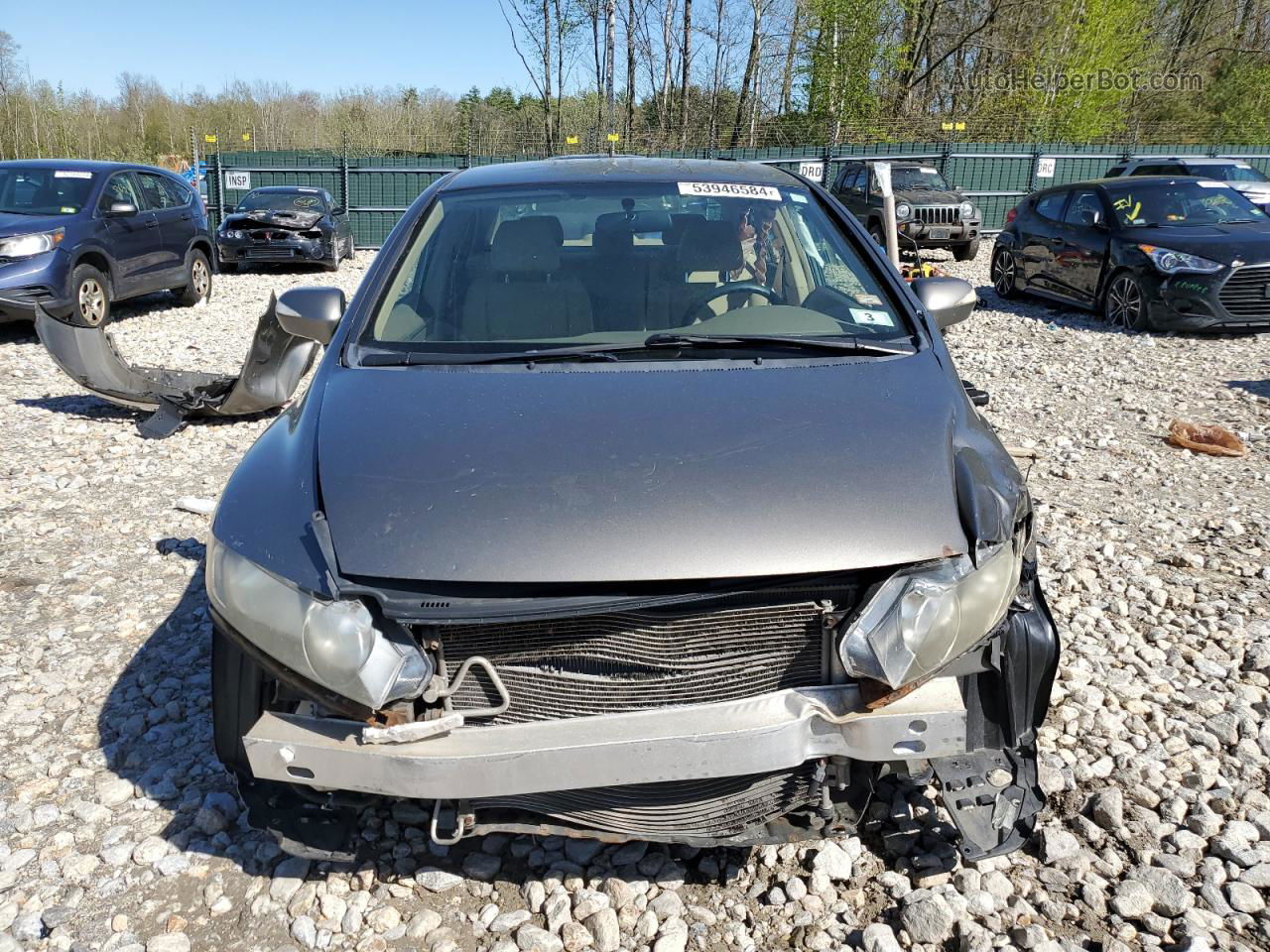 2008 Honda Civic Hybrid Silver vin: JHMFA36208S015100