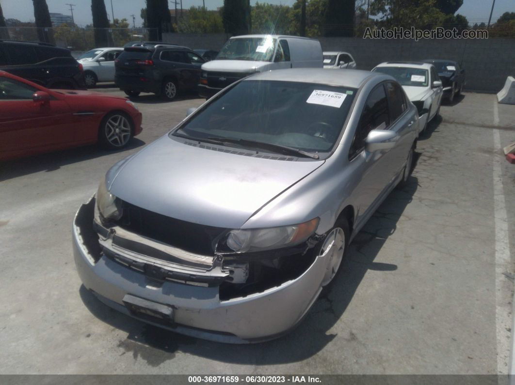 2006 Honda Civic Hybrid   Silver vin: JHMFA36216S002210