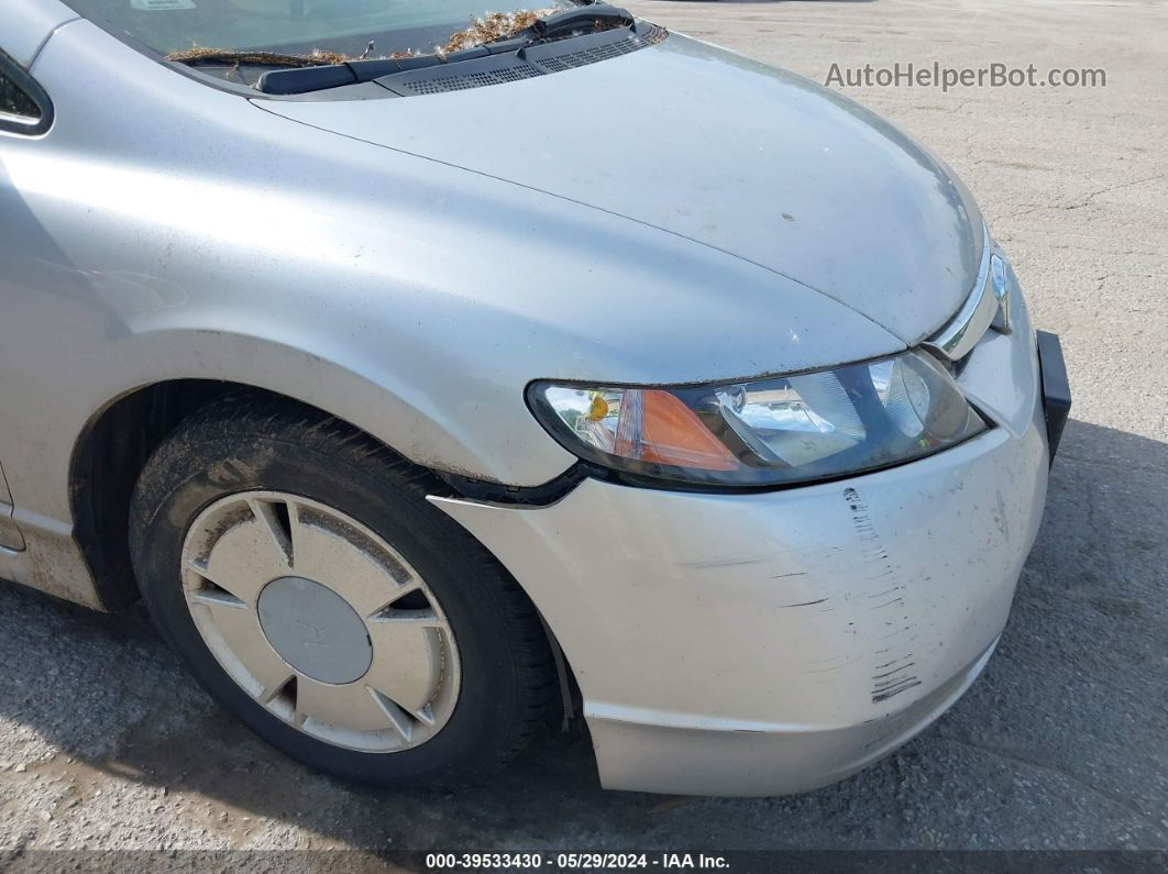 2006 Honda Civic Hybrid   Silver vin: JHMFA36216S011487