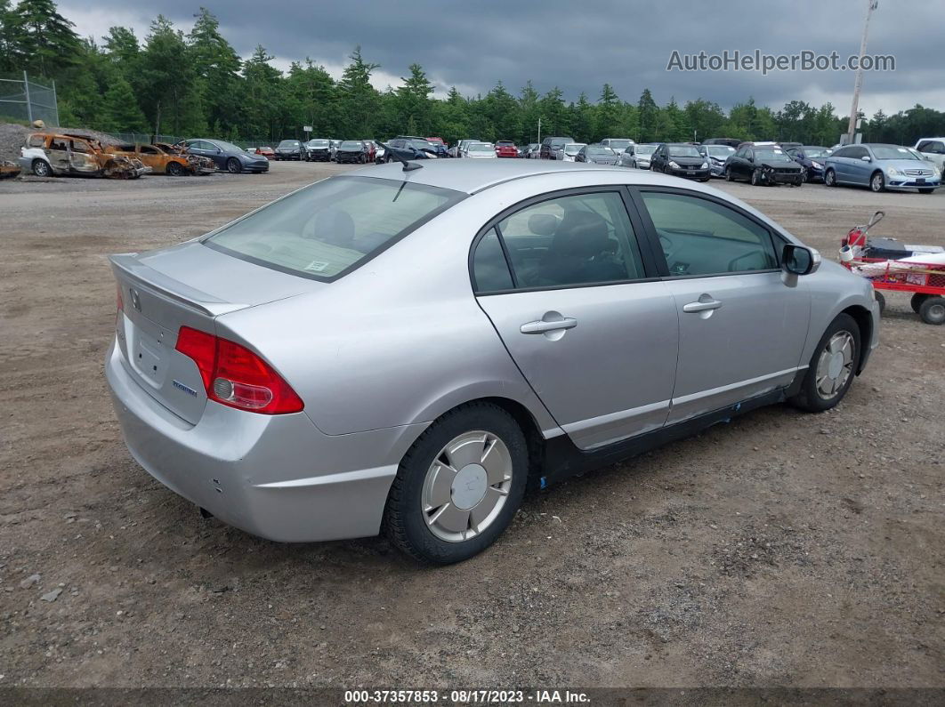 2006 Honda Civic Hybrid   Silver vin: JHMFA36216S011540