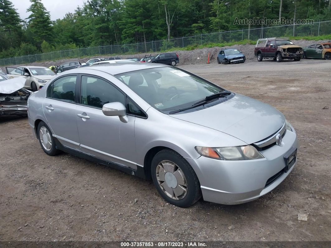 2006 Honda Civic Hybrid   Silver vin: JHMFA36216S011540