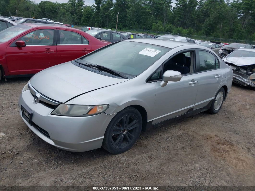 2006 Honda Civic Hybrid   Silver vin: JHMFA36216S011540