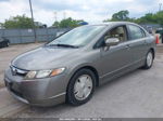 2006 Honda Civic Hybrid   Gray vin: JHMFA36216S013725