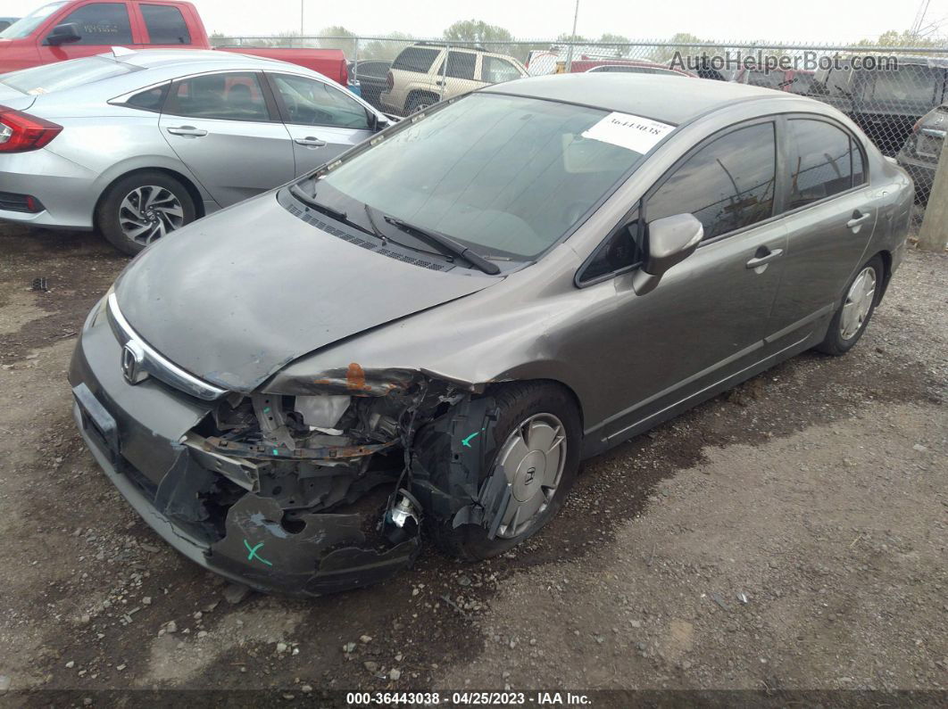 2006 Honda Civic Hybrid   Шампань vin: JHMFA36216S013935