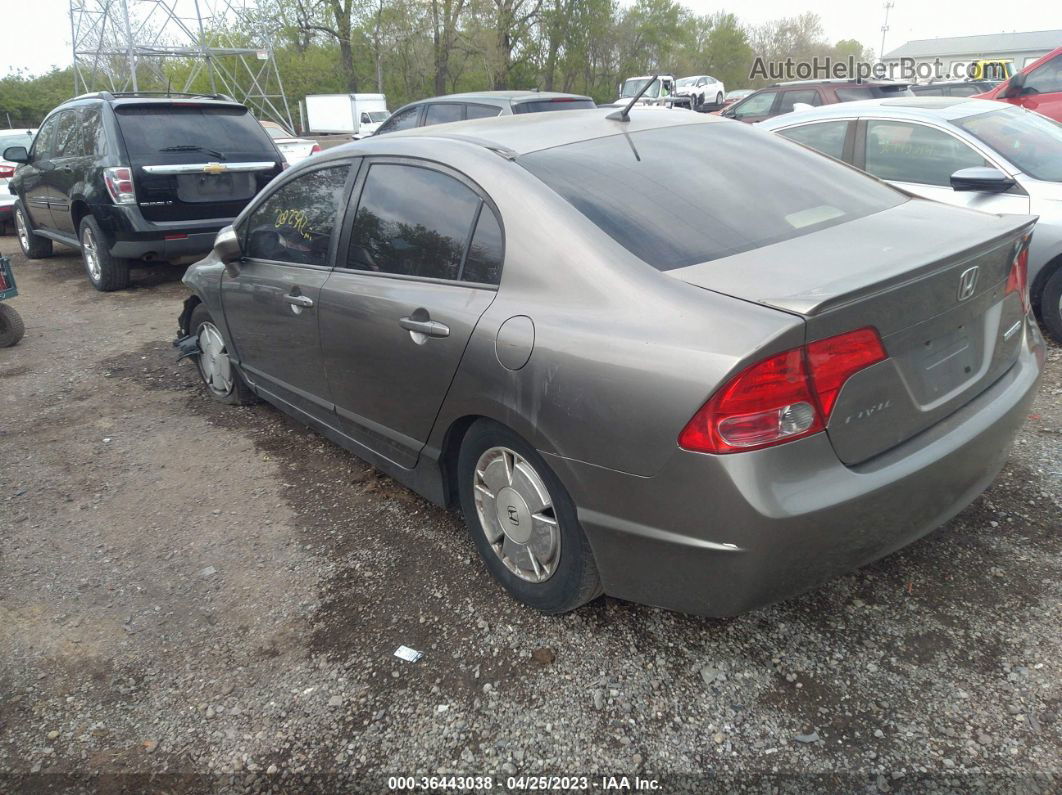 2006 Honda Civic Hybrid   Шампань vin: JHMFA36216S013935