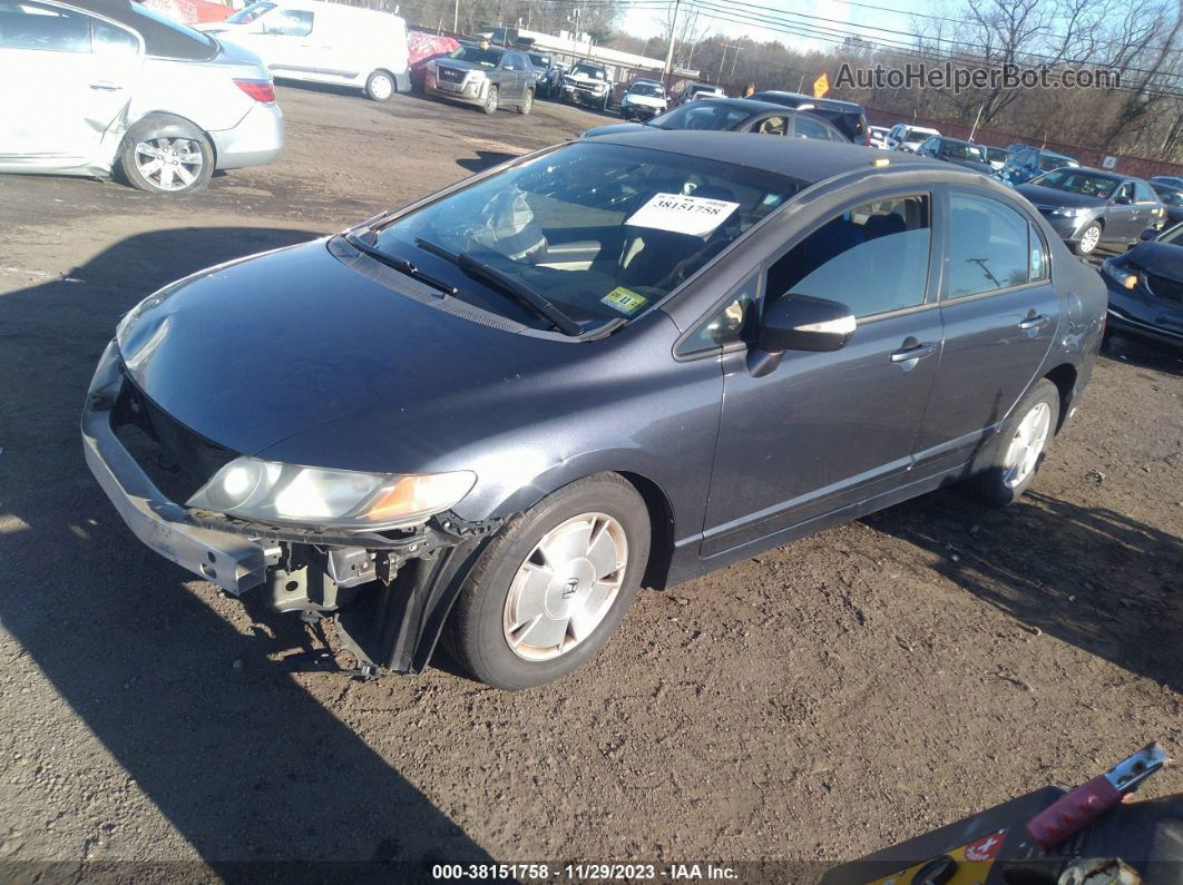 2006 Honda Civic Hybrid Black vin: JHMFA36216S014079