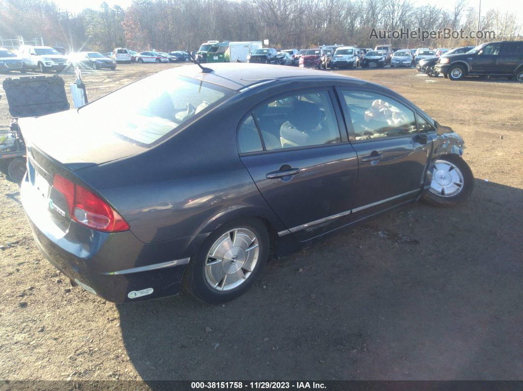 2006 Honda Civic Hybrid Black vin: JHMFA36216S014079