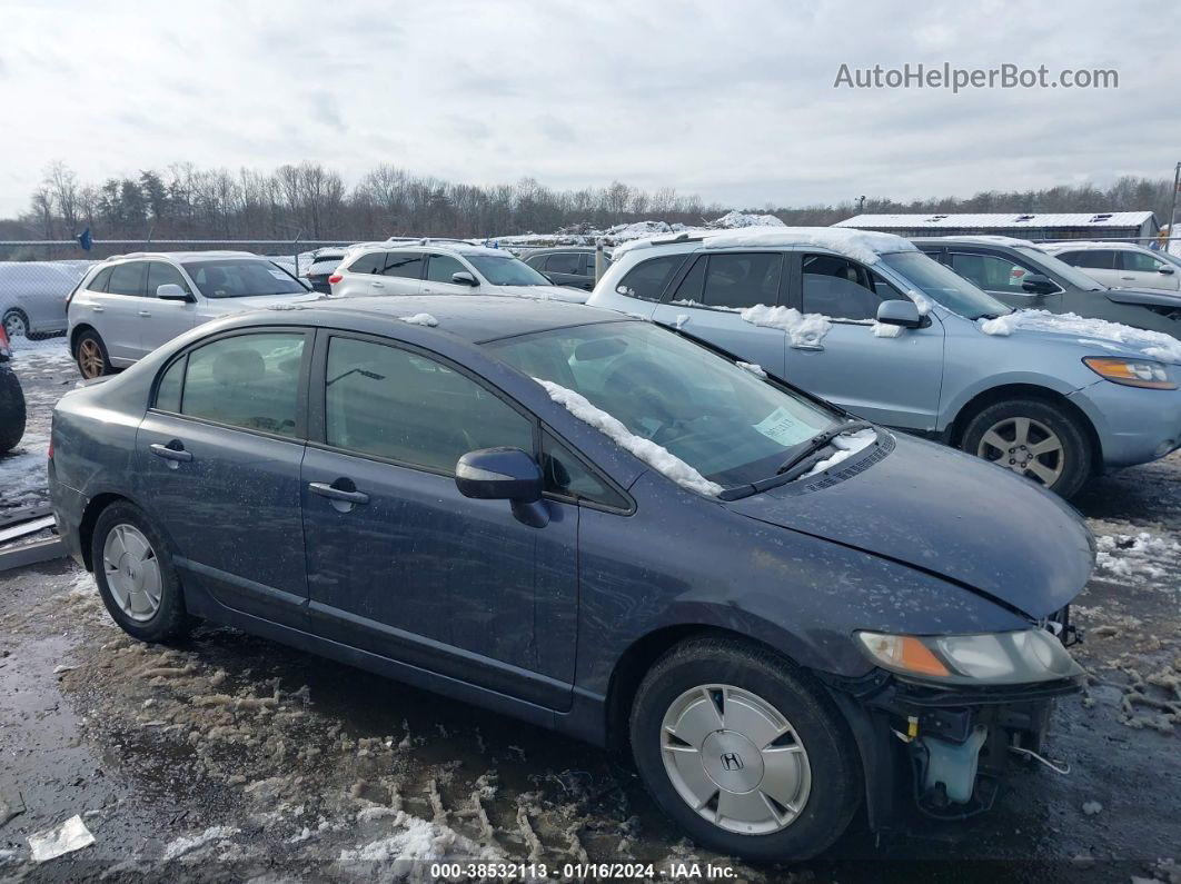 2006 Honda Civic Hybrid   Blue vin: JHMFA36216S016270