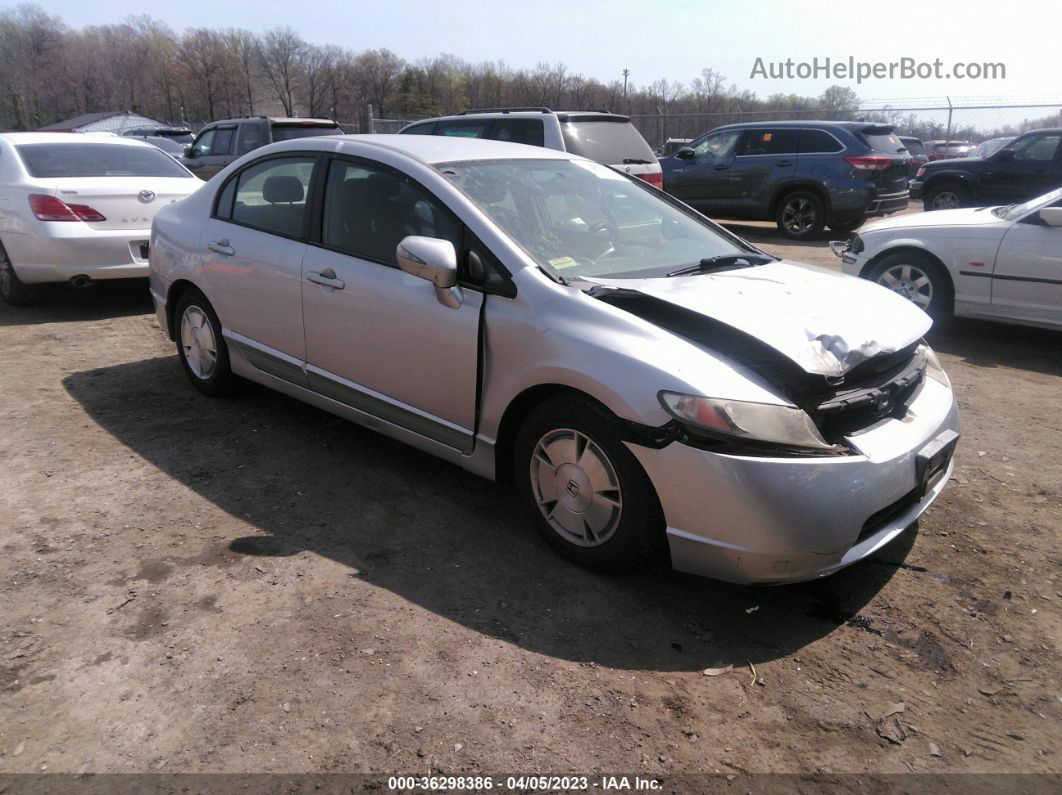 2006 Honda Civic Hybrid   Серебряный vin: JHMFA36216S019847