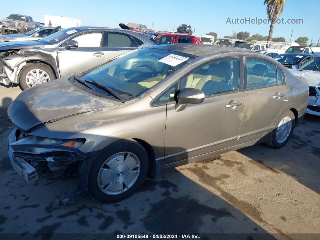 2006 Honda Civic Hybrid   Gray vin: JHMFA36216S021310