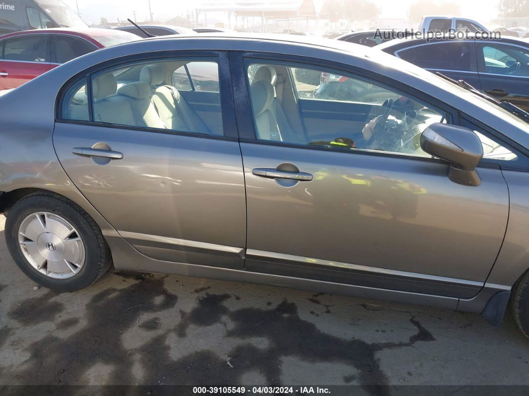 2006 Honda Civic Hybrid   Gray vin: JHMFA36216S021310