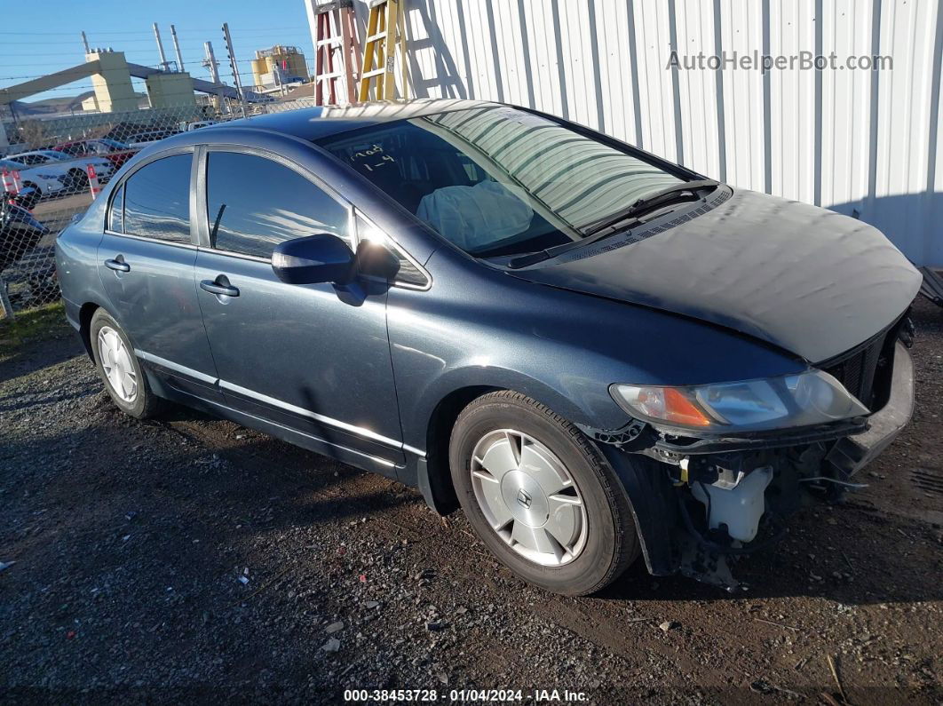 2006 Honda Civic Hybrid   Gray vin: JHMFA36216S024420