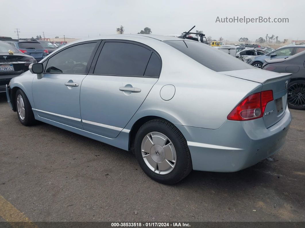 2006 Honda Civic Hybrid   Light Blue vin: JHMFA36216S026698