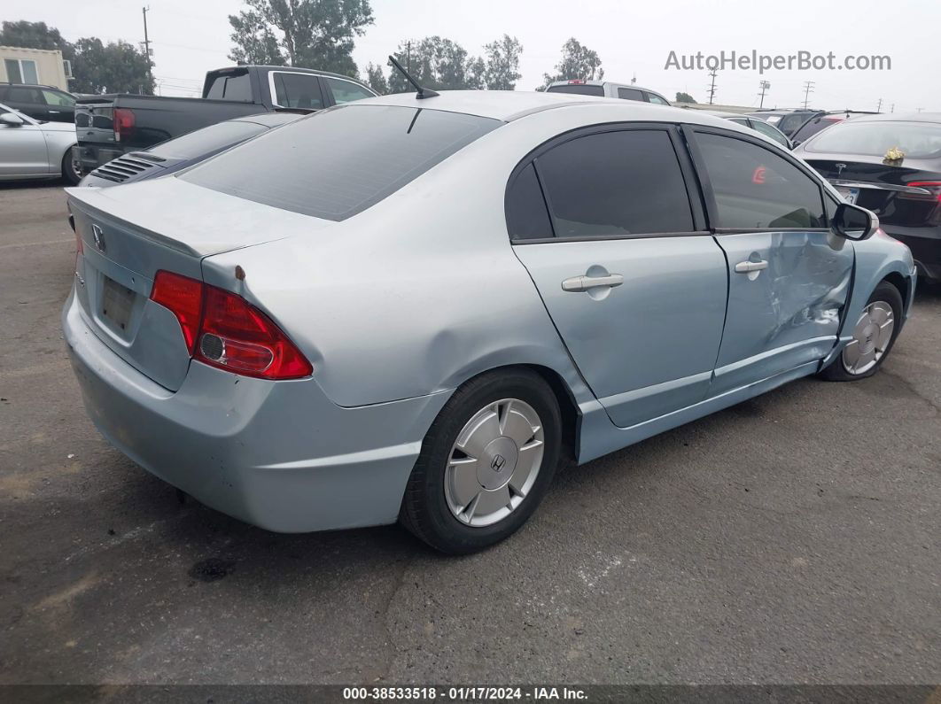 2006 Honda Civic Hybrid   Light Blue vin: JHMFA36216S026698