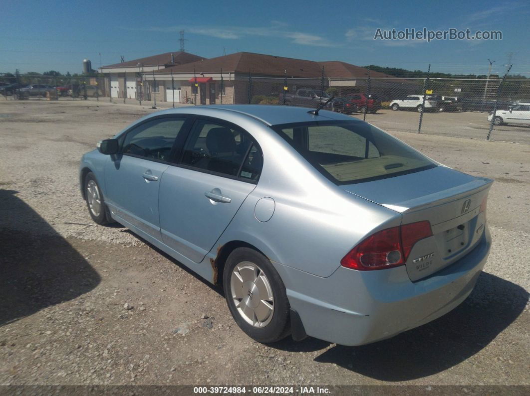 2006 Honda Civic Hybrid   Light Blue vin: JHMFA36216S029312