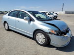 2008 Honda Civic Hybrid Синий vin: JHMFA36218S004347