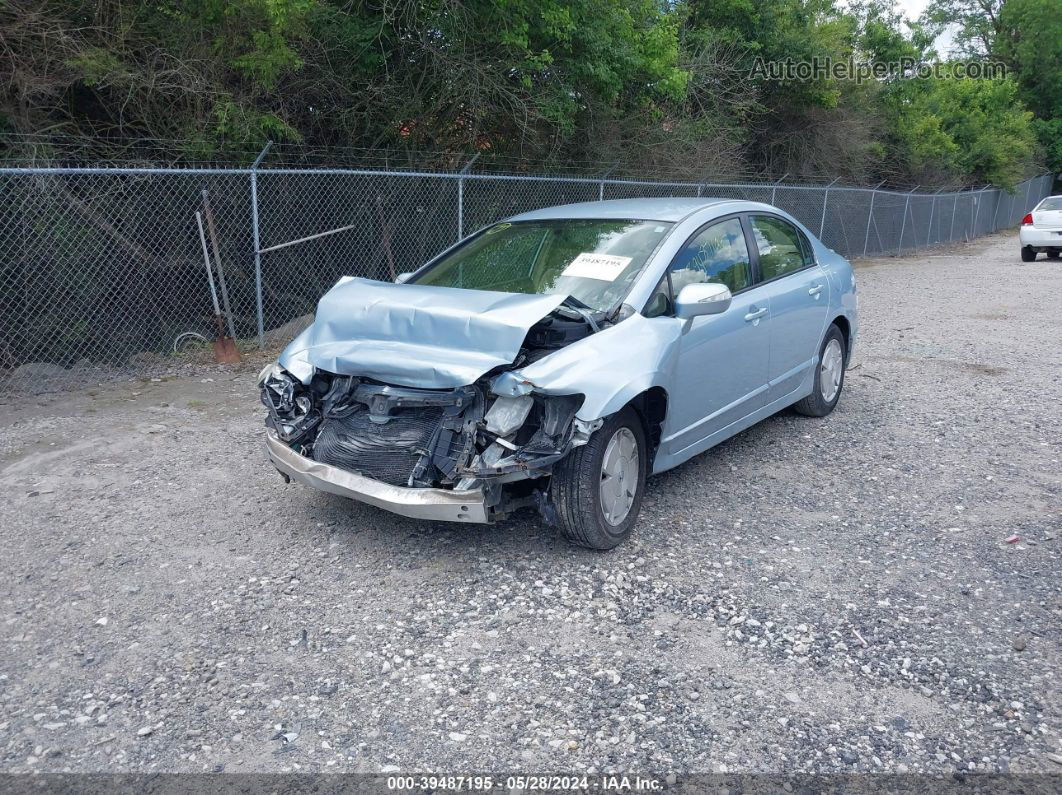 2006 Honda Civic Hybrid   Blue vin: JHMFA36226S004144