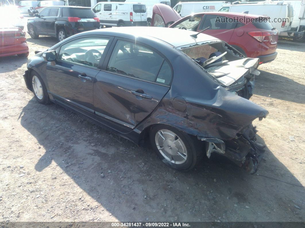 2006 Honda Civic Hybrid   Blue vin: JHMFA36226S004998