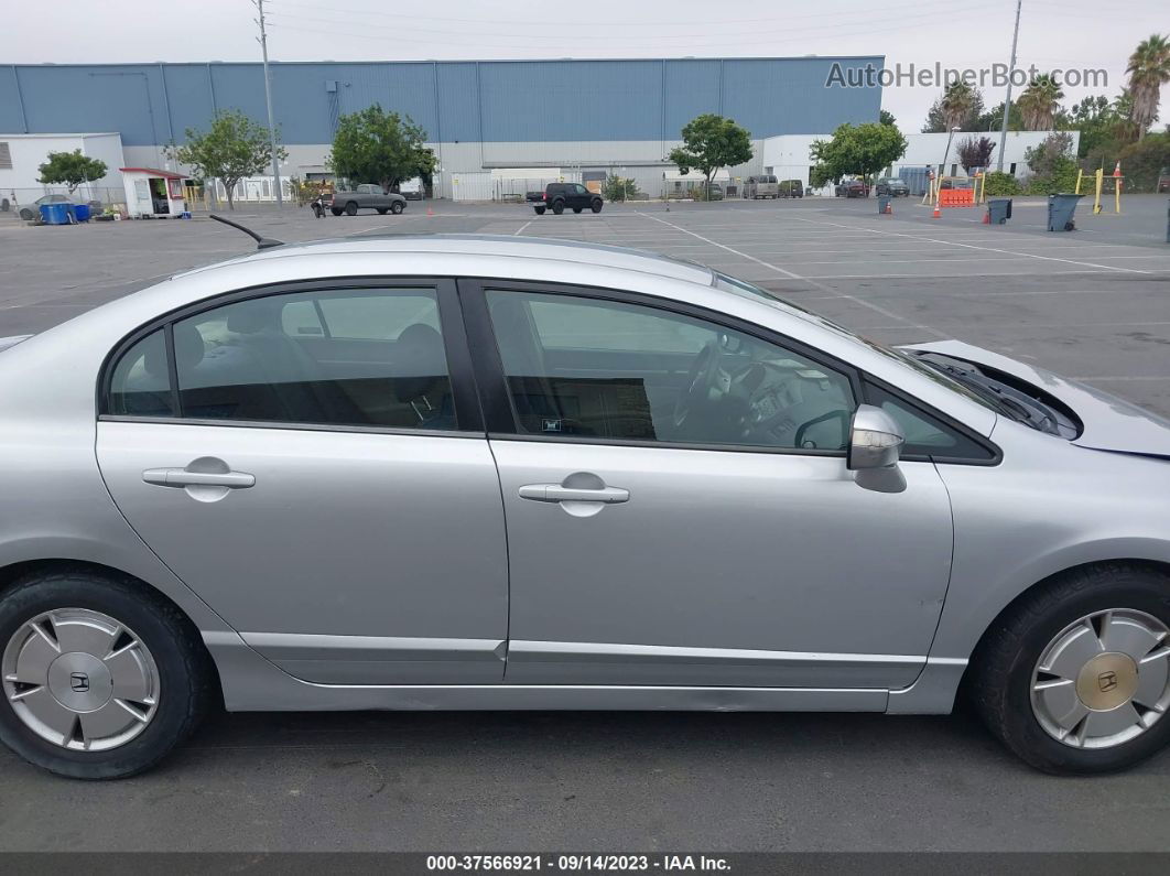 2006 Honda Civic Hybrid   Silver vin: JHMFA36226S005424