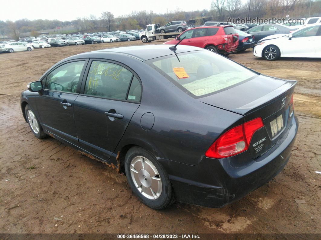 2006 Honda Civic Hybrid   Blue vin: JHMFA36226S005794