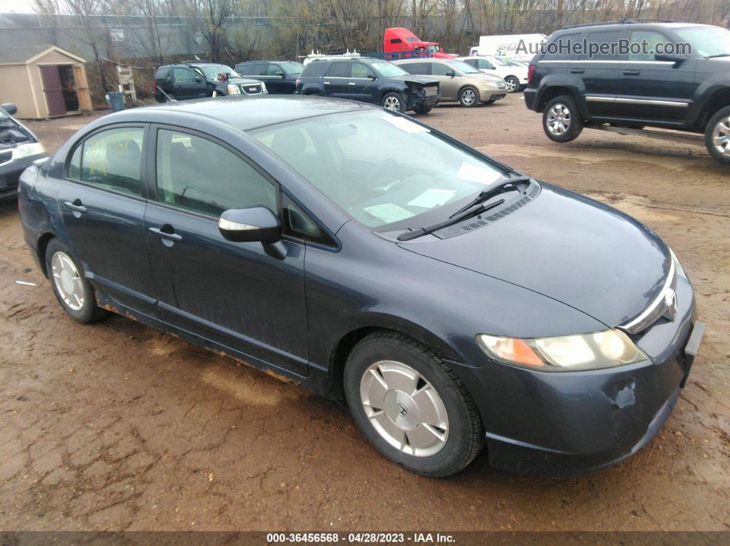 2006 Honda Civic Hybrid   Blue vin: JHMFA36226S005794