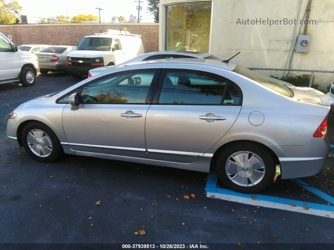 2006 Honda Civic Hybrid   Silver vin: JHMFA36226S009490