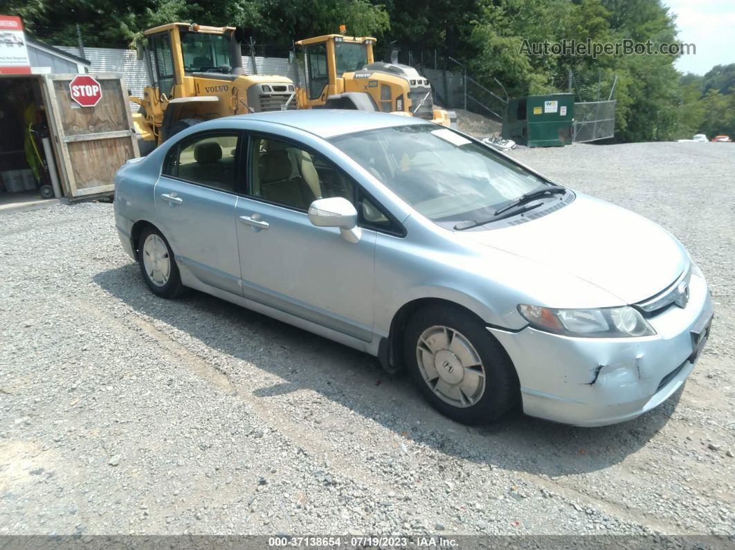 2006 Honda Civic Hybrid   Blue vin: JHMFA36226S013328