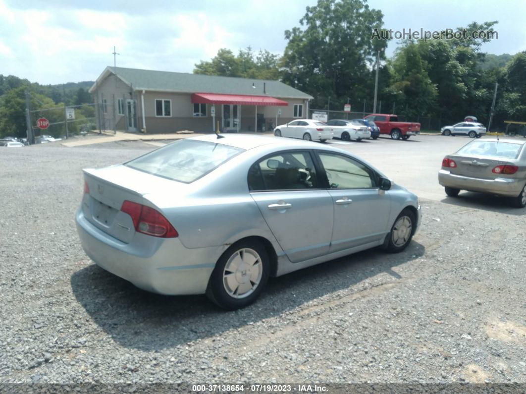 2006 Honda Civic Hybrid   Blue vin: JHMFA36226S013328