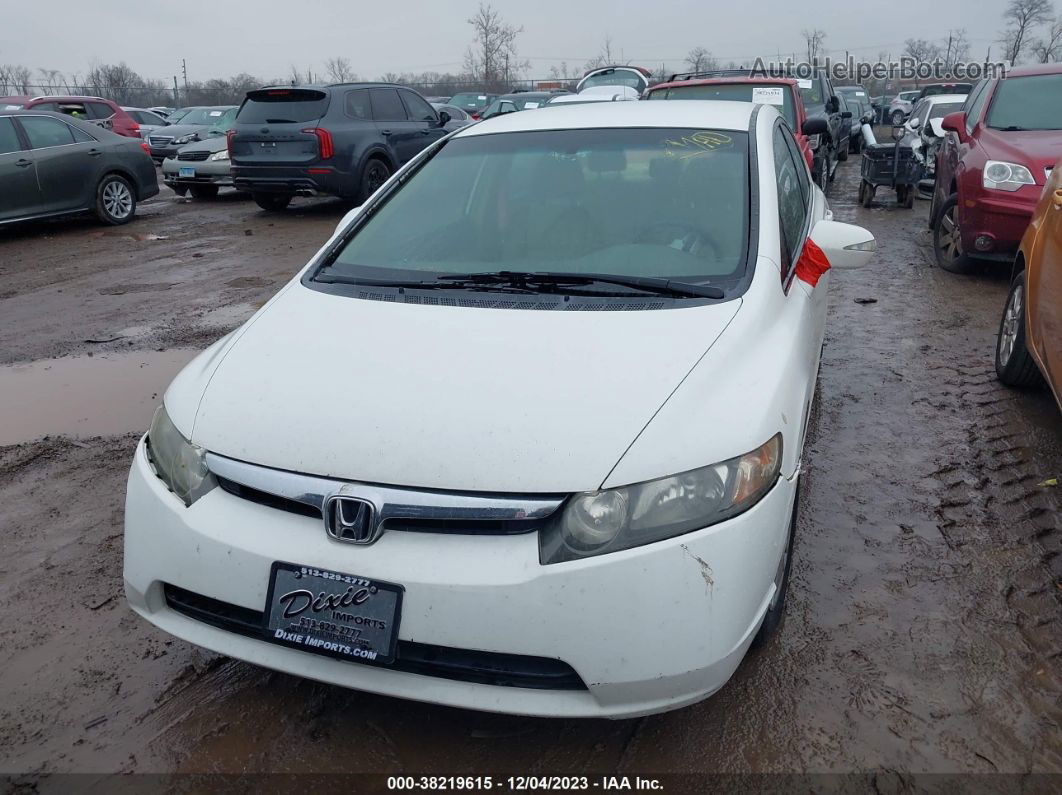 2006 Honda Civic Hybrid White vin: JHMFA36226S013362