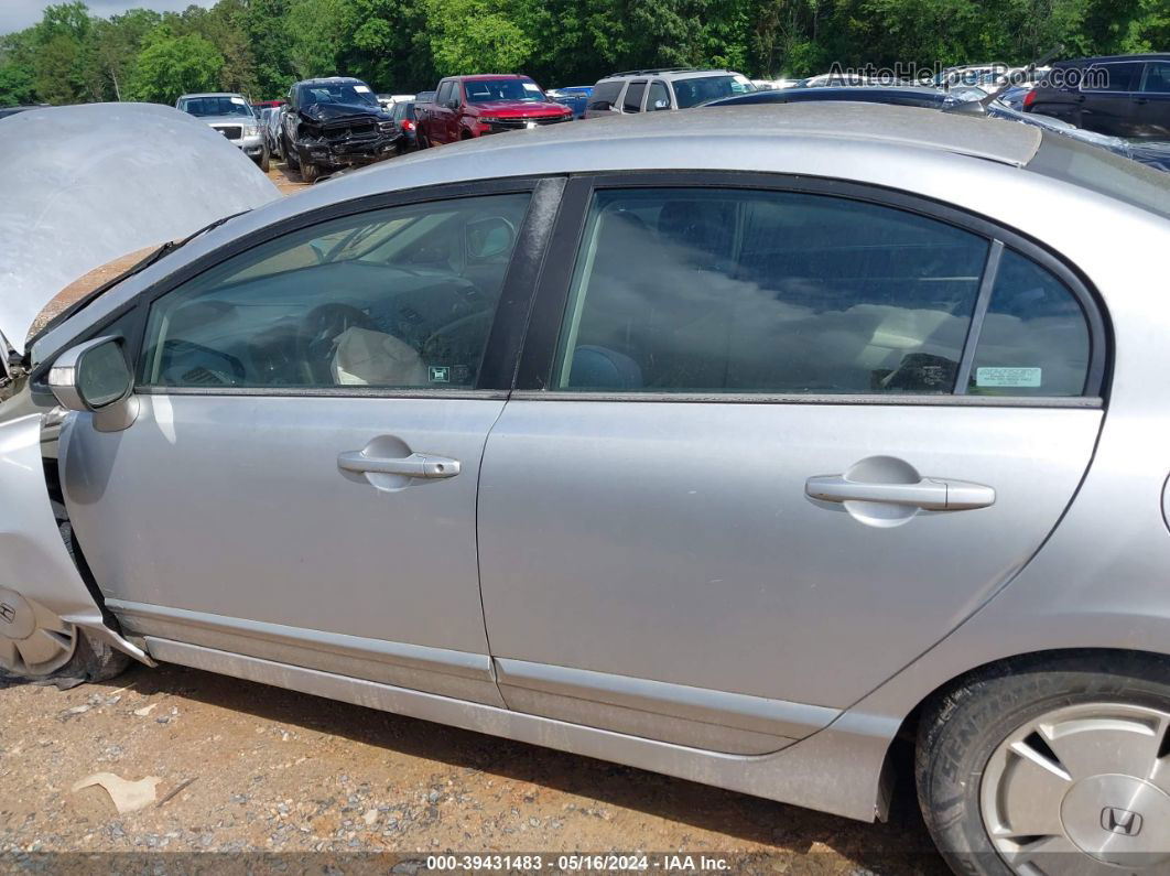 2006 Honda Civic Hybrid   Silver vin: JHMFA36226S017587