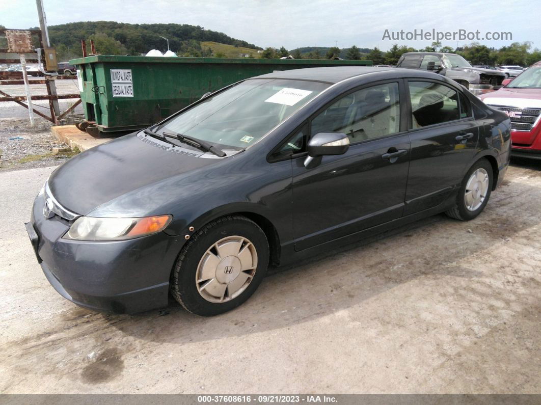 2006 Honda Civic Hybrid   Синий vin: JHMFA36226S018030