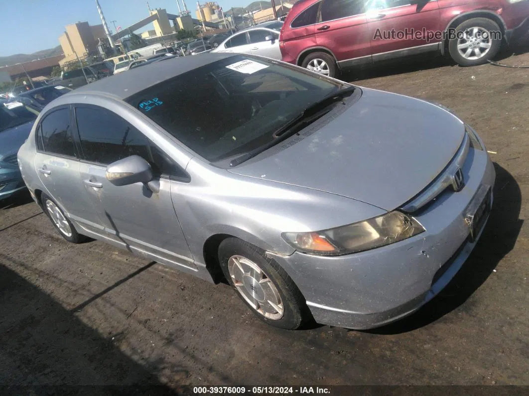 2006 Honda Civic Hybrid   Silver vin: JHMFA36226S024961