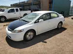 2008 Honda Civic Hybrid White vin: JHMFA36228S021190