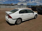 2008 Honda Civic Hybrid Белый vin: JHMFA36228S021190