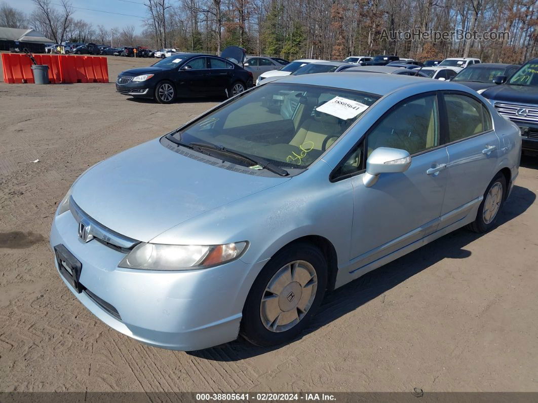 2006 Honda Civic Hybrid   Light Blue vin: JHMFA36236S004329