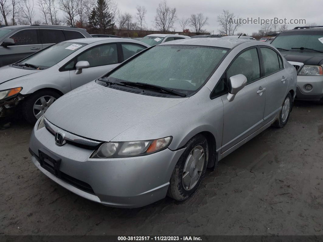 2006 Honda Civic Hybrid Silver vin: JHMFA36236S005643