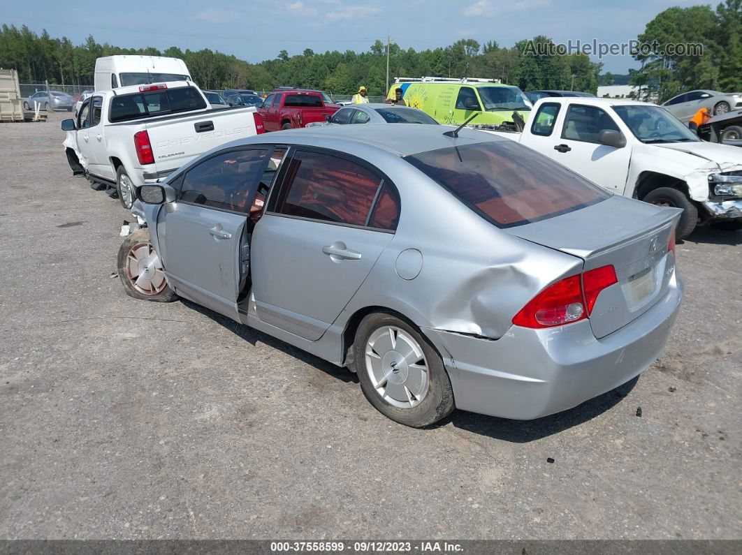 2006 Honda Civic Hybrid   Серебряный vin: JHMFA36236S010485