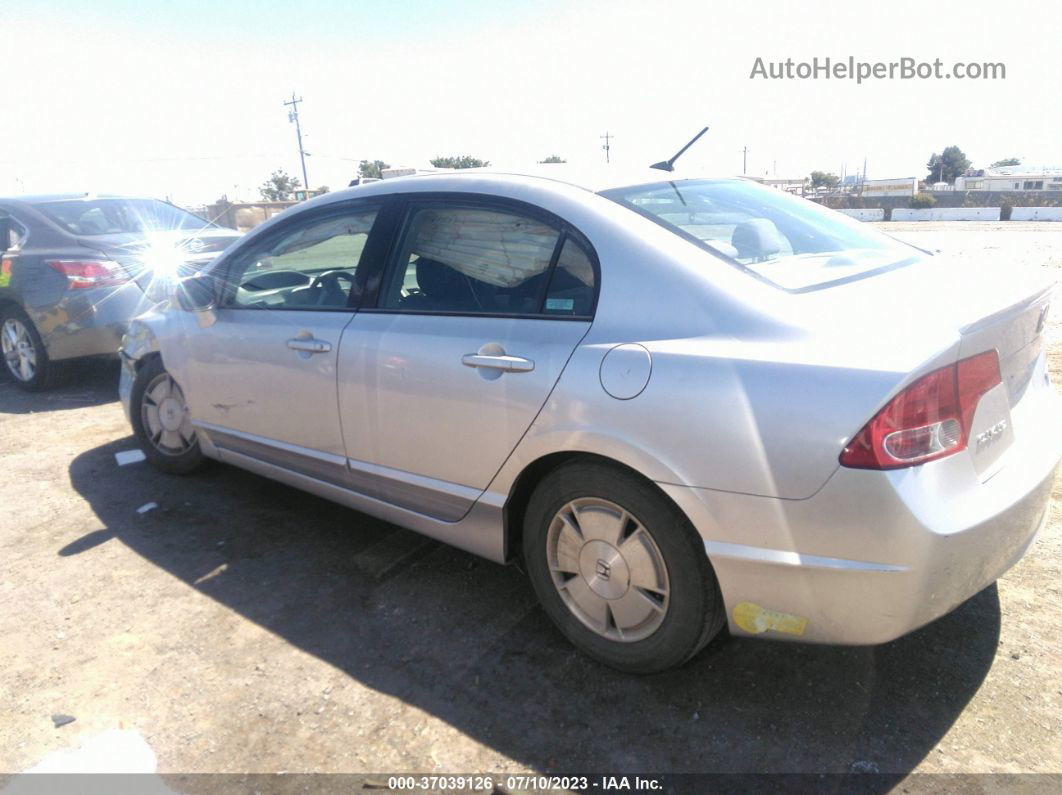 2006 Honda Civic Hybrid   Silver vin: JHMFA36236S011880