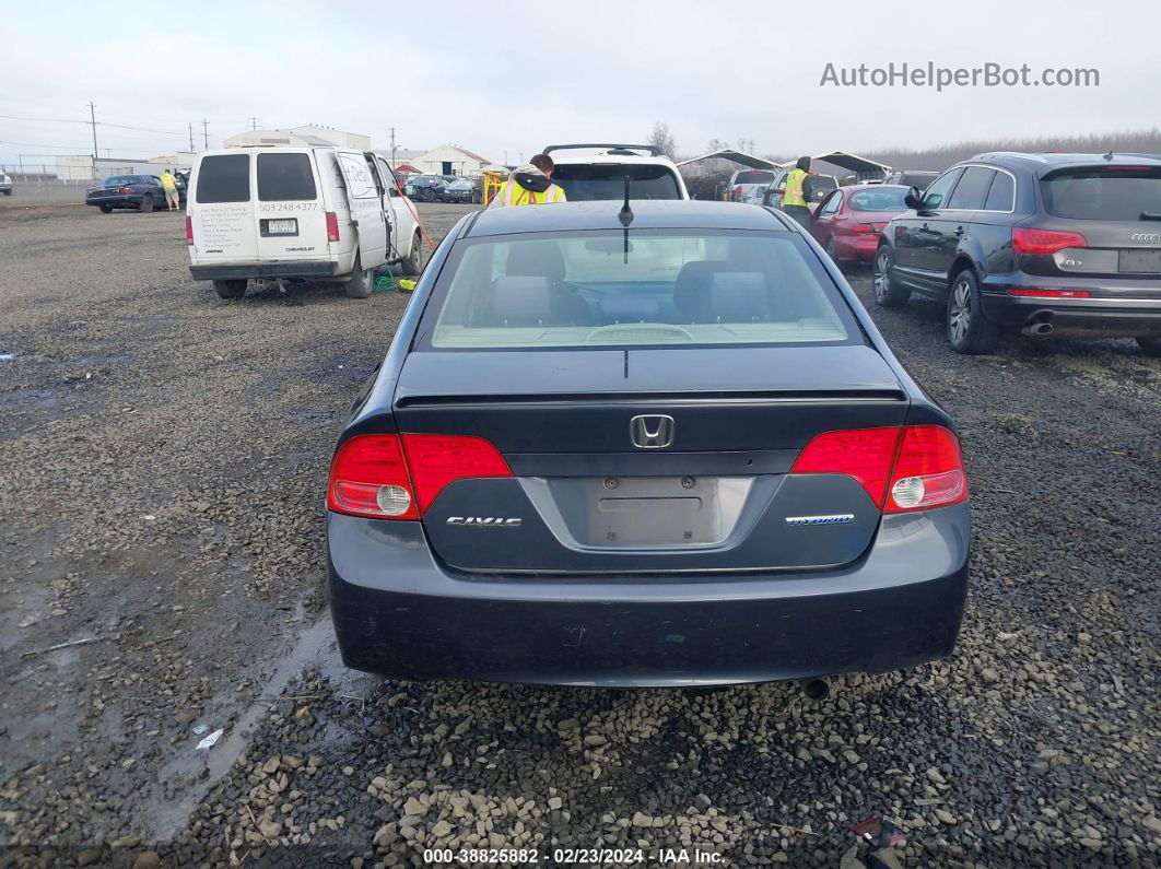 2006 Honda Civic Hybrid   Blue vin: JHMFA36246S009250